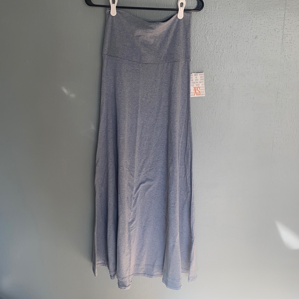 XS Lularoe Maxi skirt pale blue
